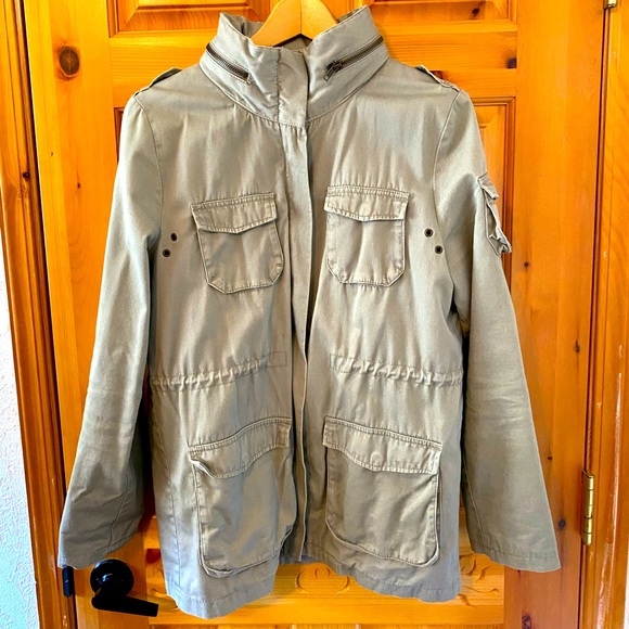 H&M Beige Utility Jacket - Picture 5 of 8